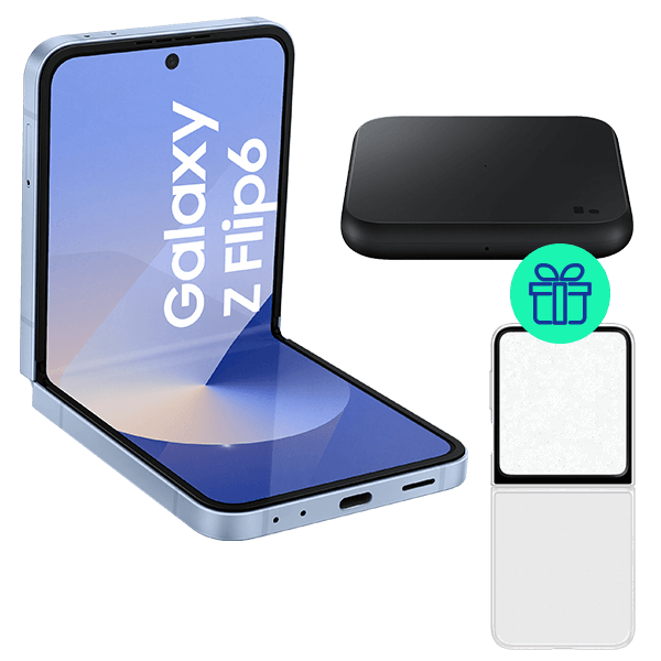 Galaxy Z Flip6 256GB Azul + Funda + Cargador de regalo
                                    image number 0